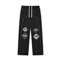 Contrast-Stitched Fleece Sweatpants
